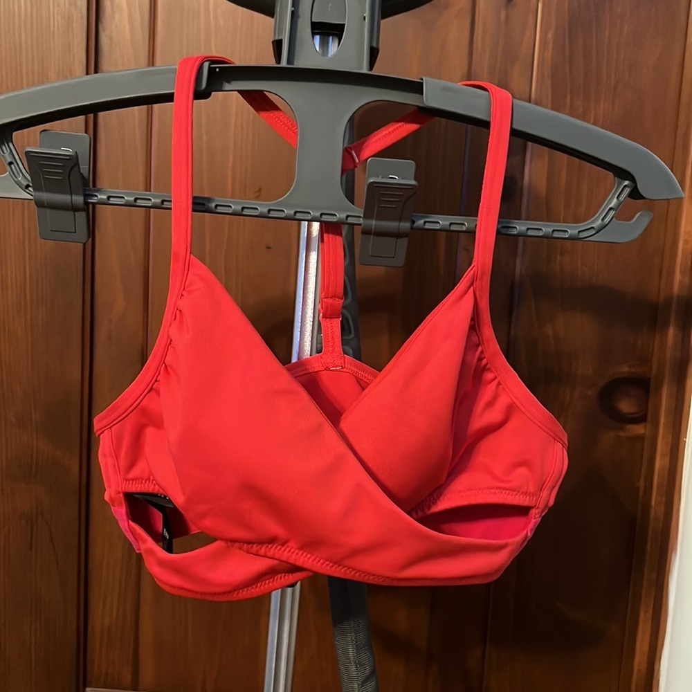 NWOT PINK Victoria’s Secret Red Gym to Swim Wrap Bikini Top & Shorts Size XS - Picture 6 of 16